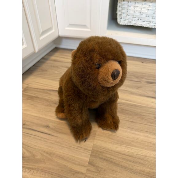Ty Other - Rare Vintage 1989 TY Classic 16” Plush Sable Bear Beanie Babies Small ty Tush